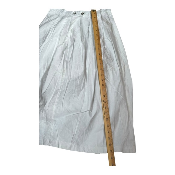 VTG 60s USA Made Bohemian /beach lightweight‎ Maxi skirt in white size medium - Picture 7 of 8